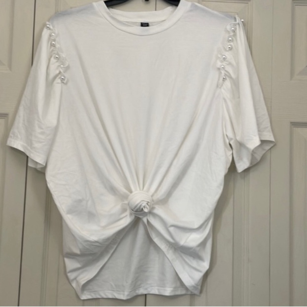 Shein White T-Shirt